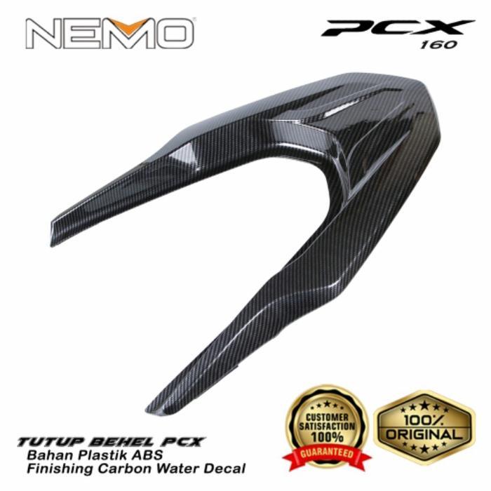 COVER TUTUP BEHEL CARBON HONDA NEW PCX 160 NEMO