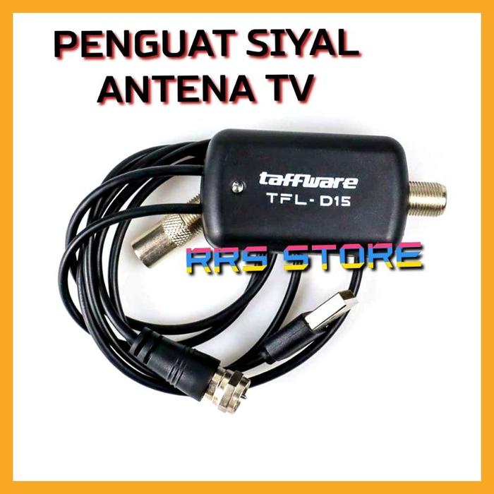 Taffware Penguat Sinyal Antena TV Amplifier Booster DVB-T2 - TFL-D15amplifier memperkuat daya tangka