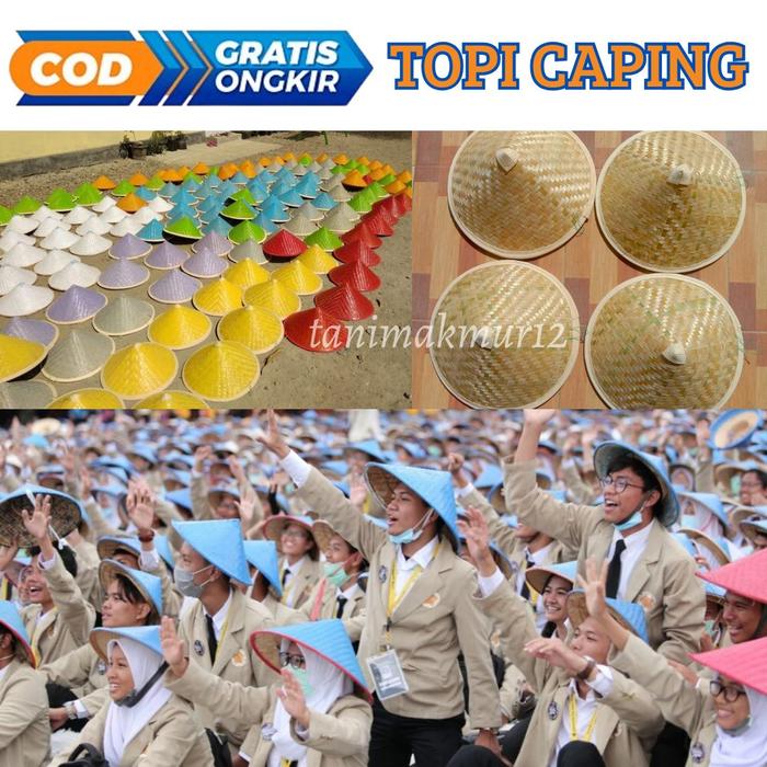 Topi caping ospek warna warni / topi petani untuk ospek PPSMB UGM UI UNS