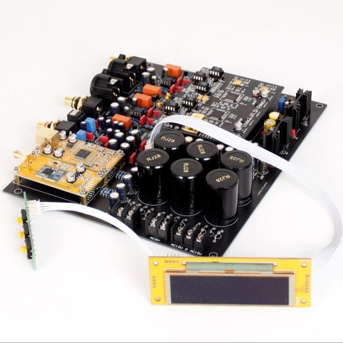 New ES9038PRO dual chip CSR8675 APTX Bluetooth 5.0 decoder board dual op amp JRC5532 and single op a