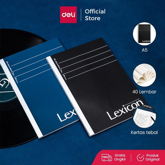 Deli Buku Catatan Kerja / Office Soft Cover Notebook 40 sheets 2155