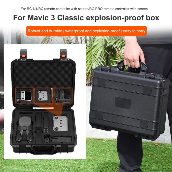 Explosion-proof Box Portable Hard Shell Suitcase Waterproof