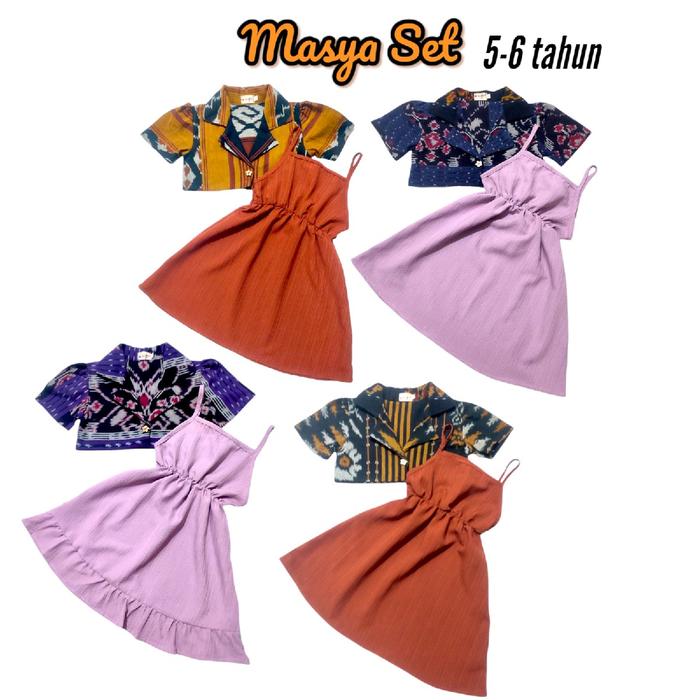 Set Inner Outer anak perempuan 5-6 th