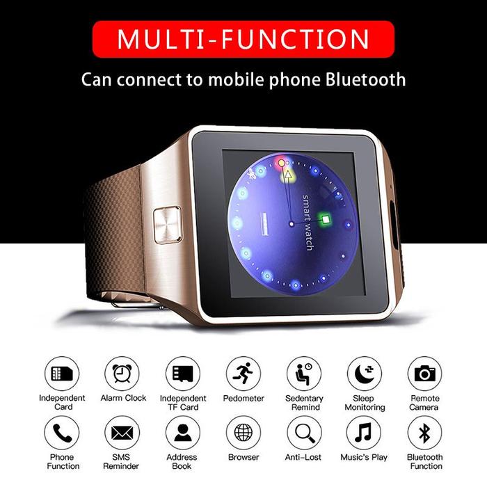 Bluetooth Smart Watch DZ09 Professional Smart Watch 2G SIM TF Card For Android Smartphone Smartwatch