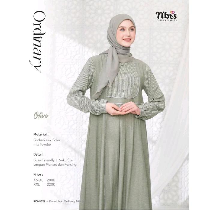 RON 019 NIBRAS GAMIS NIBRAS GAMIS PROMO GAMIS MURAH GAMIS WANITA MURAH