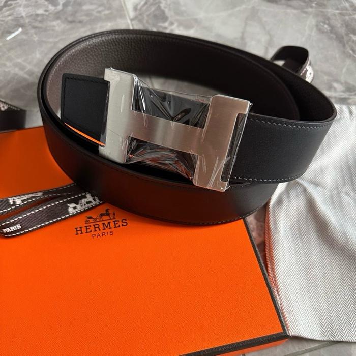 CONSTANCE INITIAL BLACK DARK BROWN SHW MEN BELT