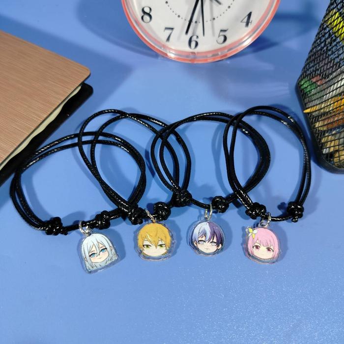 Bracelet Game Project Sekai - Gelang Tali Single Charm Project Sekai - versi kaitan gantungan akrili