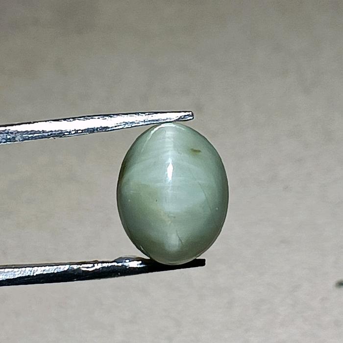 ASLI BATU CAT EYES MATA KUCING ACTINOLITE PANDAN HIJAU YUNAN 1,2cm