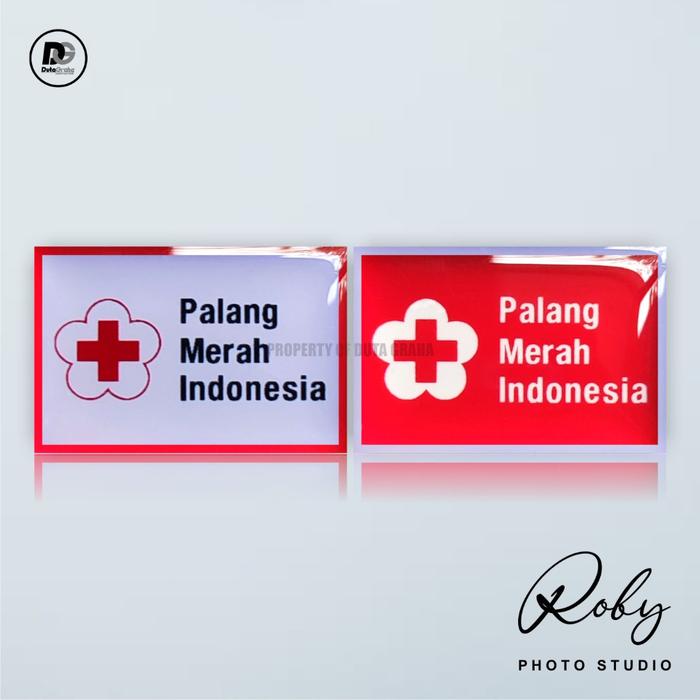 [PIN RESIN] PMI PERSEGI Pin Bros Aksesoris Souvenir PALANG MERAH INDONESIA
