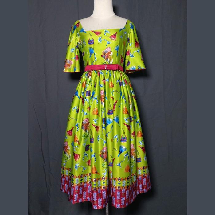 Dress Batik Papua casual dress wanita dress batik dress batik kain sutera