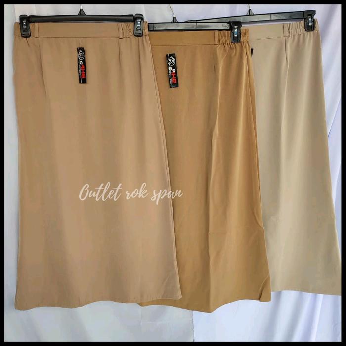 Rok Span Coksu Panjang Jumbo Rok PNS Warna Kaki Rok PNS Wanita Jumbo Rok Kerja Span Rok A Pemda Rok 