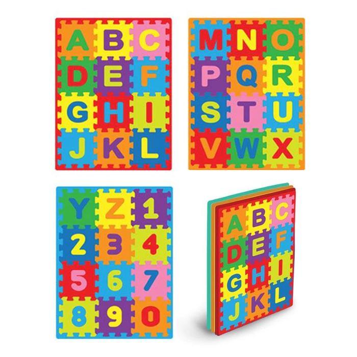 Lariss Maniss Image Toys Edumat Karpet Matras Evamat Puzzle Tikar Huruf & Angka Small Karpet Puzzle