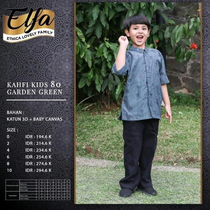 KOKO ANAK ETHICA KAHFI KIDS 80 G.GREEN