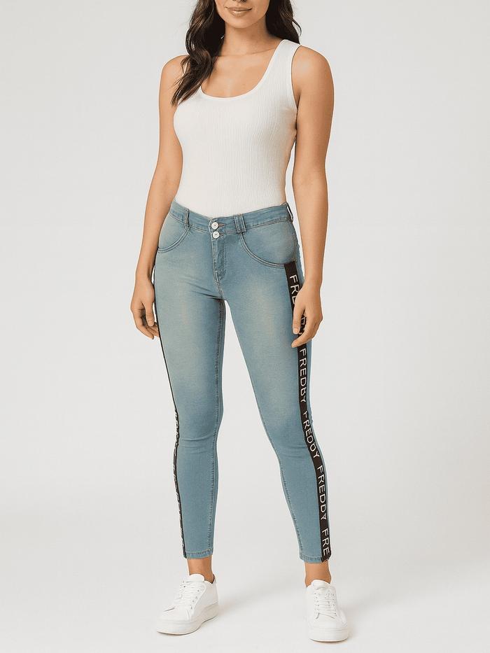 pants jegging 7/8 freddy jeans dan leopard celana panjang branded wanita