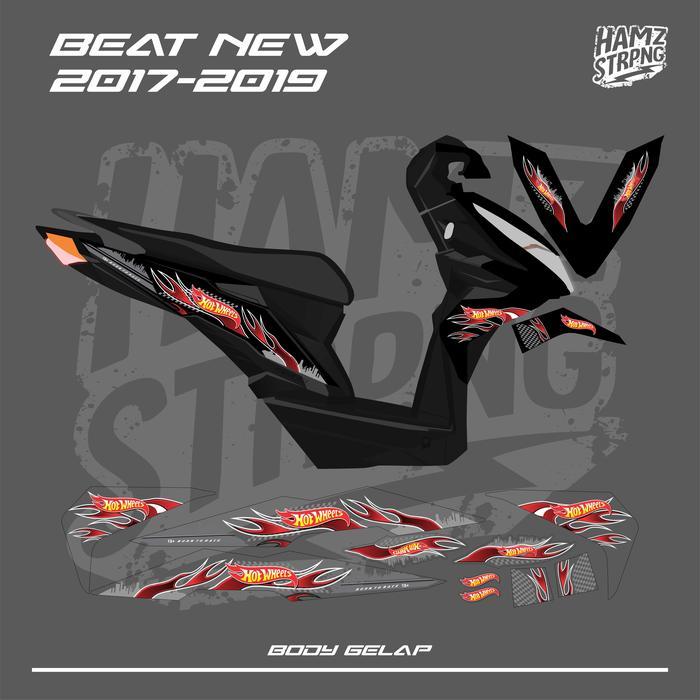 Striping Transparan Beat New Hotwheels 2017-2019 [NTS]