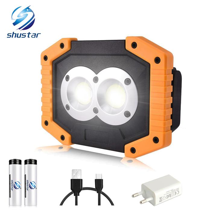 Senter LED Portabel Lampu Kerja COB Lampu Sorot Lampu Sorot Power