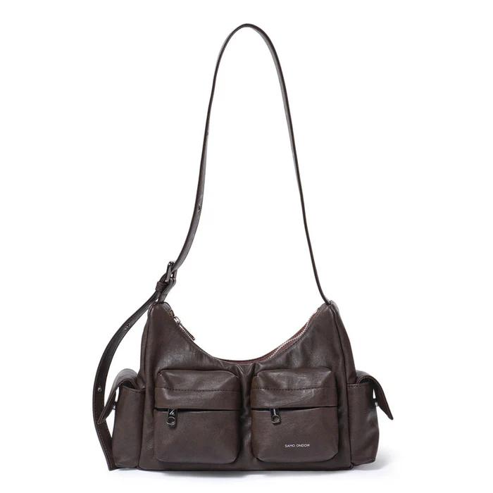 Pocket Mug Bag M Brushed Chocolate