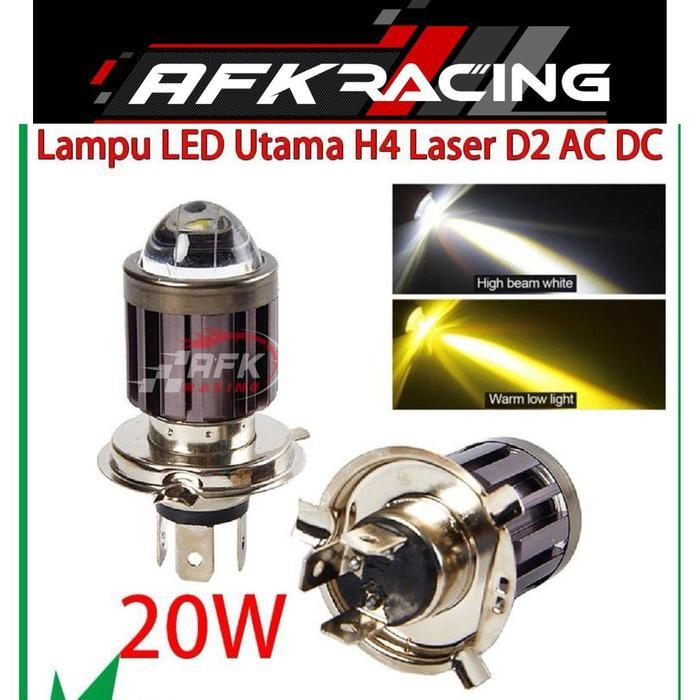 Bohlam led lampu depan motor H4 vixion 33 mata super terang awet impor