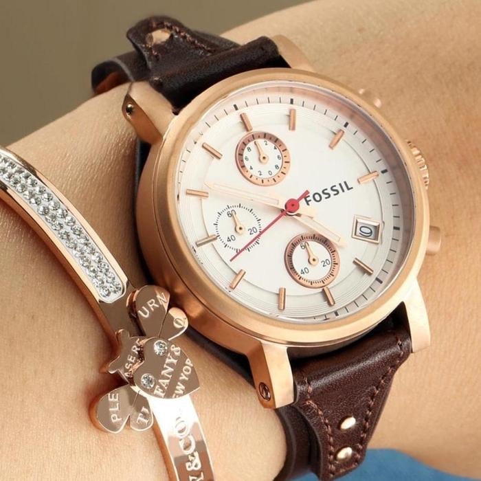 JAM TANGAN WANITA FOSSIL BOYFRIEND ES3616 / ES 3616 ORIGINAL