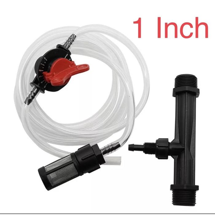 Selang Venturi 1 inch Pupuk Mixer Injection Filter Injector Hidroponik Bubble Pipa Aerator Gelembung