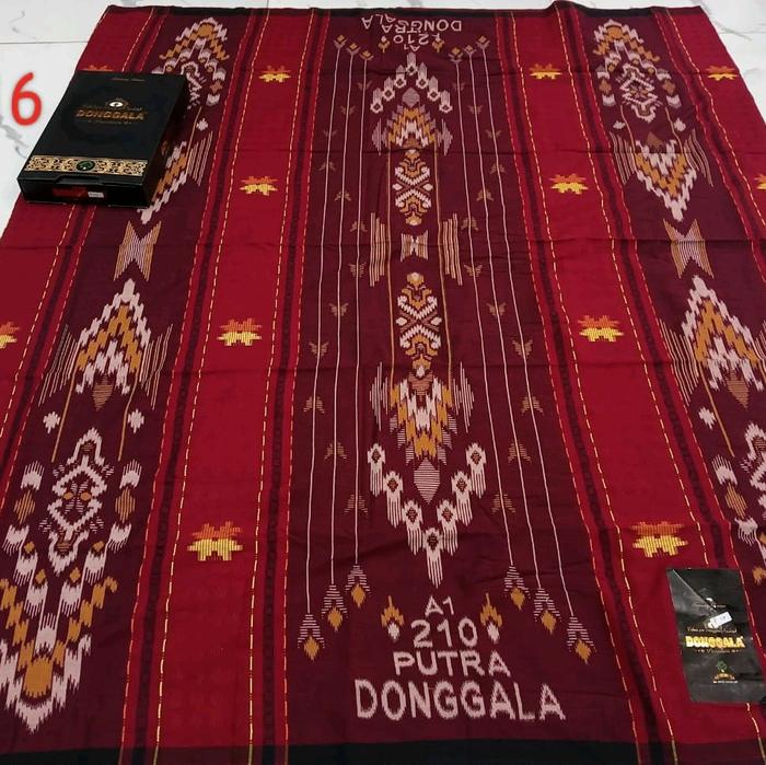 *Sarung Donggala Putra A1 210 Songket* *SKT/ putih seragam* *Bahan Rayon Super*