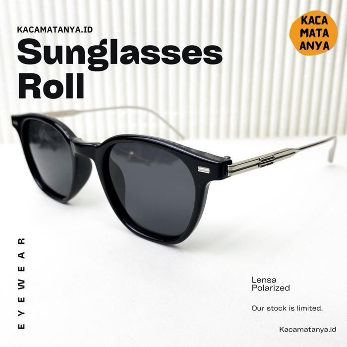 Sunglasses  Roll Kacamata fashion pria wanita polarized UV protection