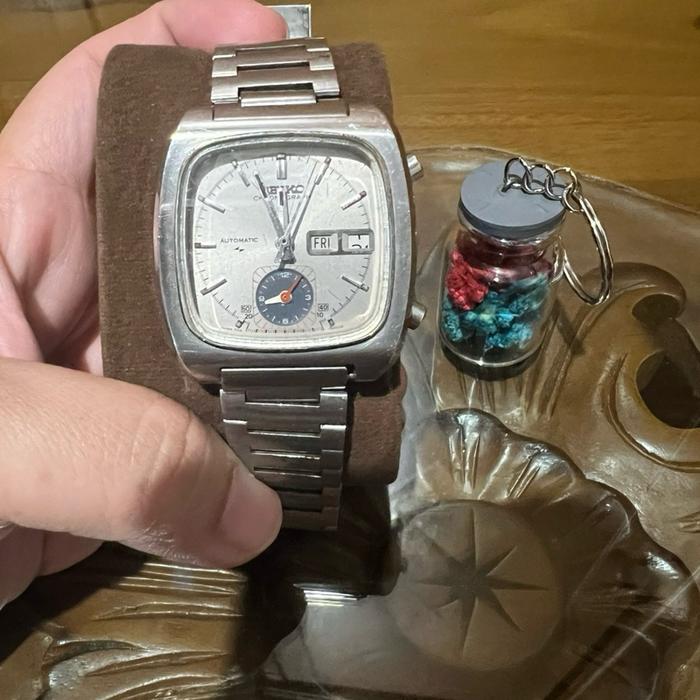 Jam tangan seiko monaco 7016 vintage automatic