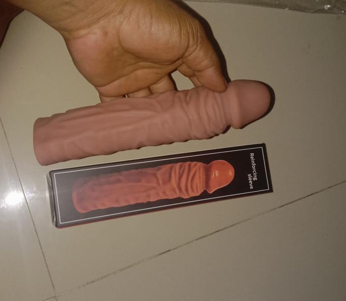PRODUK BARU READY STOK- Kdm sambung jumbo silicon 19cm lembut elastis -RAHASIA AMAN CC
