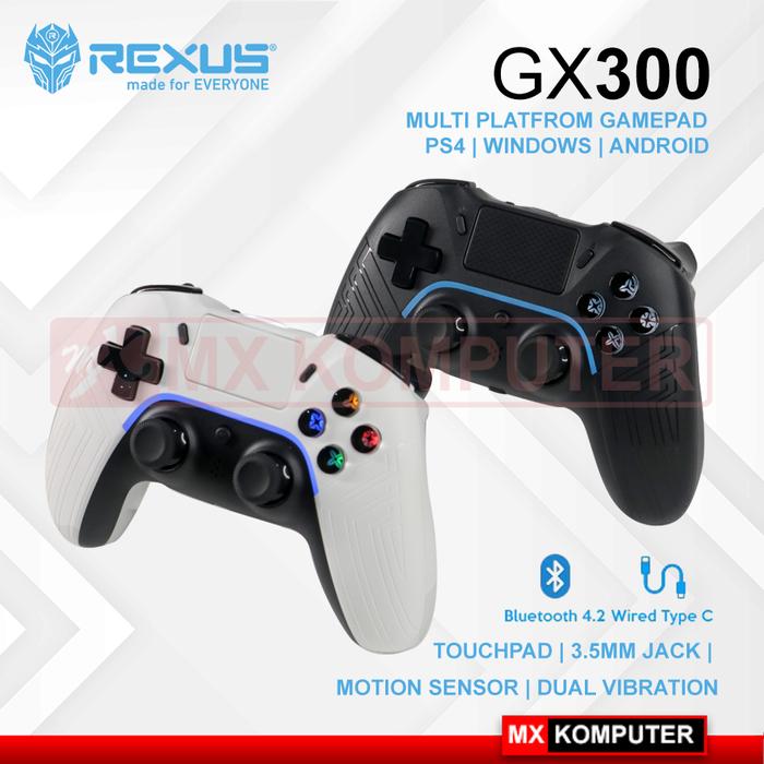 Rexus Gladius GX300 Gamepad Dual Connection Bluetooth & Cable