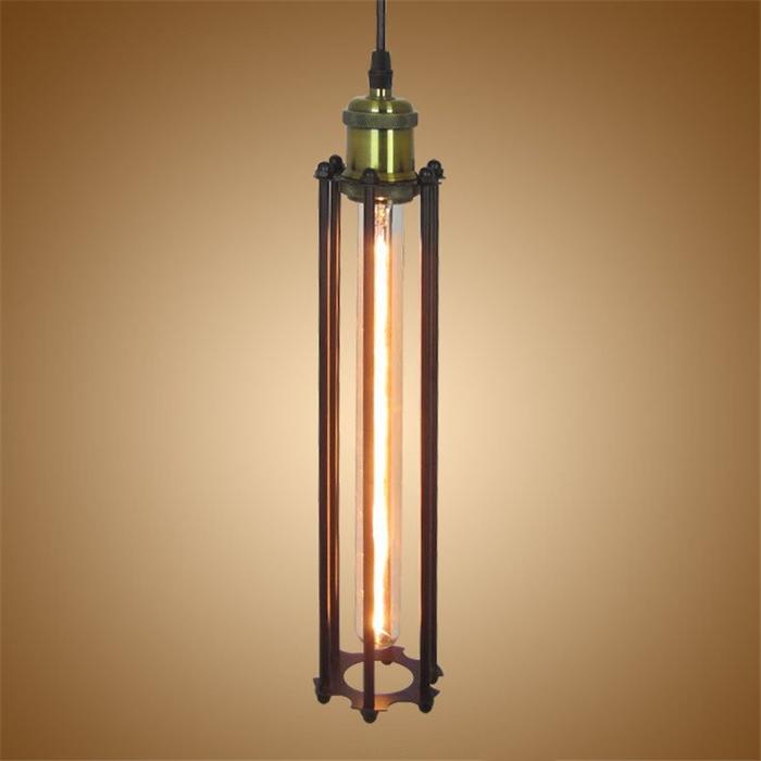 Lampu Liontin Besi Angin Industri Retro Lampu Gantung Edison Antik