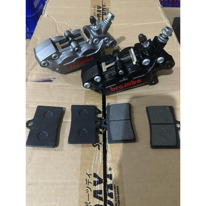 KALIPER BIGPOT BREMBO  AXIAL 4 PISTON FREE KAMPAS CADANGAN KANAN DAN KIRI