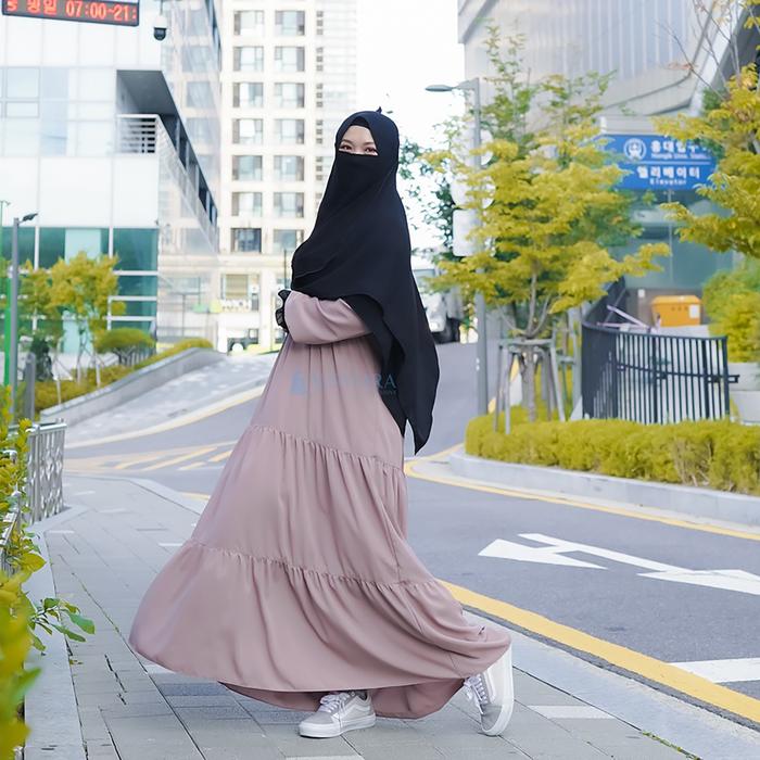 Alsyahra Exclusive Abaya Gamis Syari Salasa Jamila WF Premium Dress Wanita Muslim Cantik