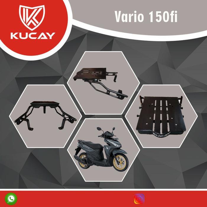 Breket Box Motor Kucay honda vario 150 / new vario 125 led