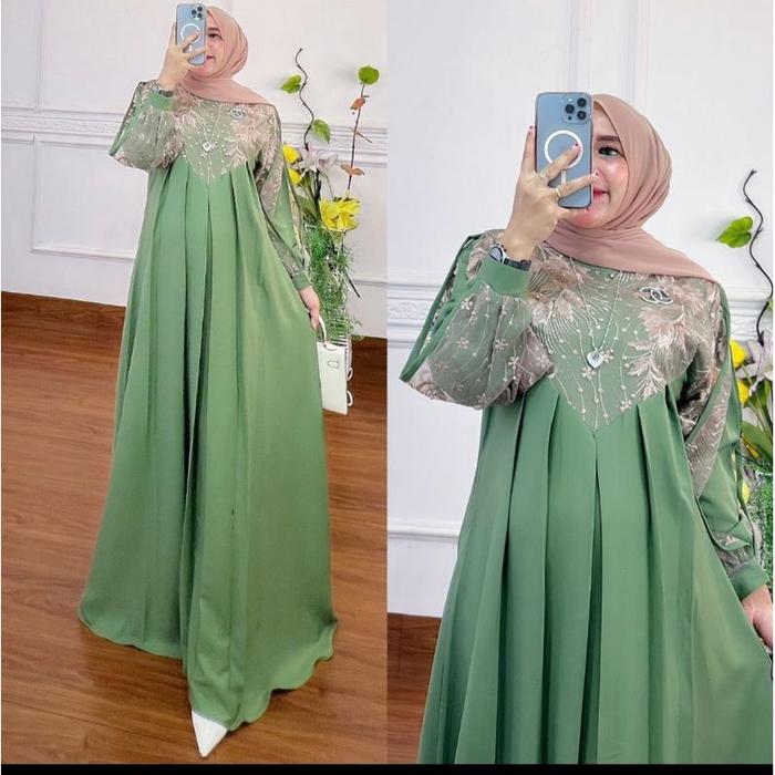 Mahesa Dress Original MissJasmin – Tampil Anggun dengan Kualitas Premium STK