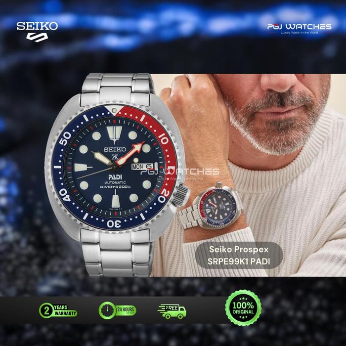 SEIKO Prospex PADI King Samurai “Save The Ocean” Pepsi Blue Dial - SRPE99K1