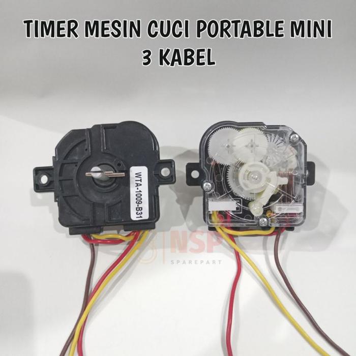 Timer Mesin Cuci Portable Mini 3 Kabel Mito Dan Multi Merek Lainnya