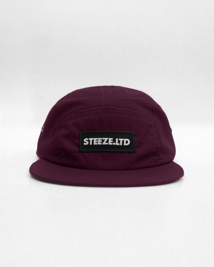 STEEZE.LTD - NYLON 5 PANEL CAP BURGUNDY