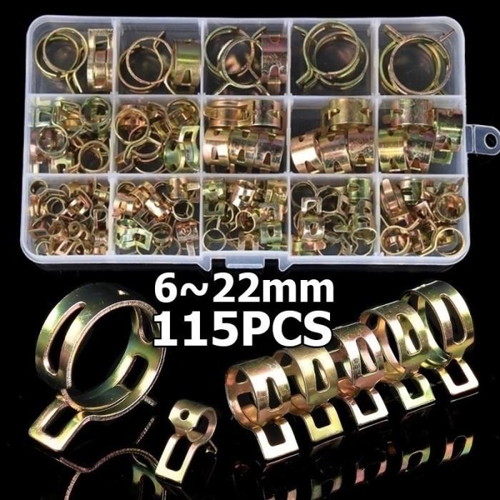 Klem Penjepit Selang Bensin Oli Mobil Motor Universal Clamp Fastener