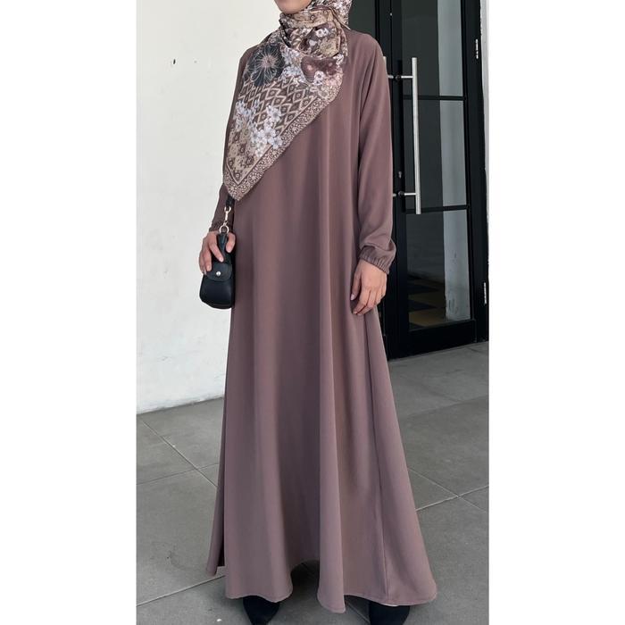 Terlaris Griya Musafa - Pakaian Wanita Muslimah Afiya Abaya Crinkle Yoryu Gamis Cantik Simpel Good Q