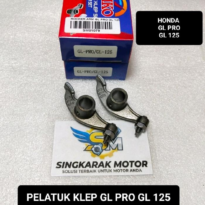 PELATUK KLEP KLEEP SET ROCKER ARM SET HONDA GL PRO GL 125 RIKO ORIGINAL