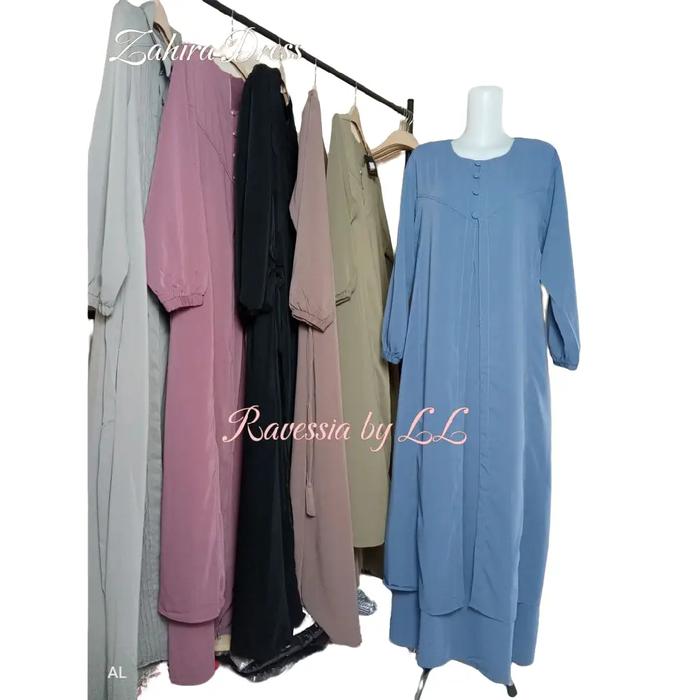 Zahira Dress Matt Miyabi ukuran all size