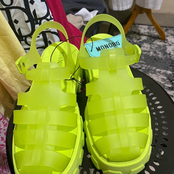 Sendal Monobo Bangkok/Lime/37/Original Sandal