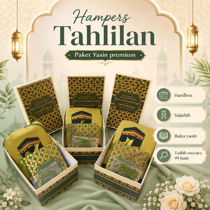 souvenir mengenang 40 hari premium/100 harian tahlil/haul/hampers pengajian premium/haji dan umroh/s