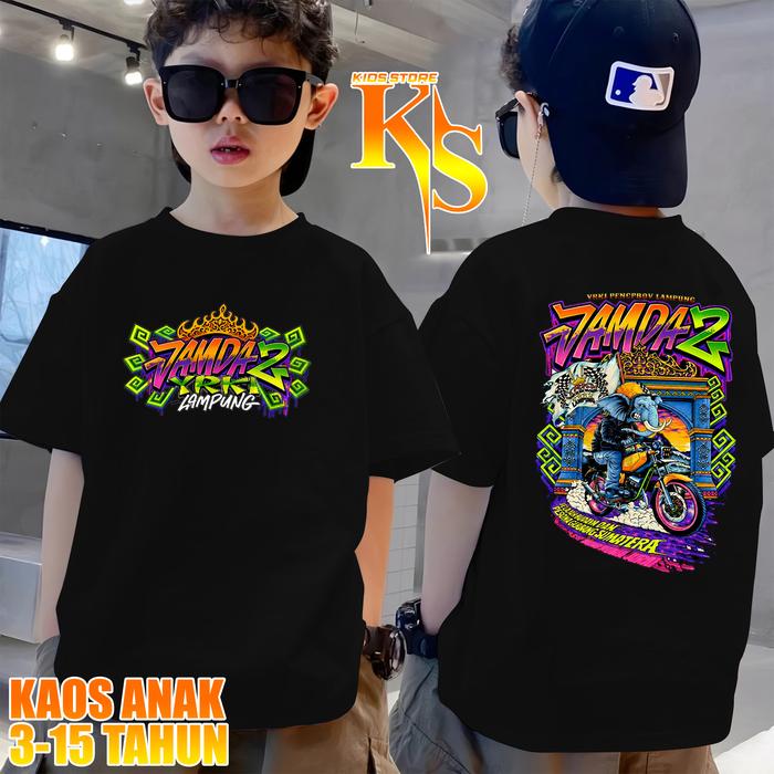 T-SHIRT ANAK USIA 3-15 TAHUN JAMDA 2 YRKI PENGPROV LAMPUNG YRKI UYYE