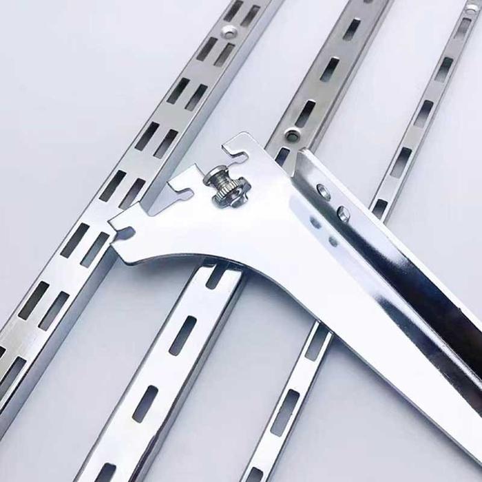 2PCS Bracket Kaca / Daun Bracket Ambalan Kaca / Penyangga Rak Dinding / Daun Penyangga Rak 20cm 25 c