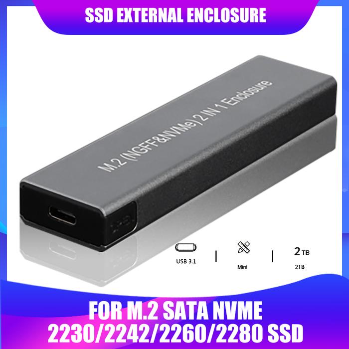 USB Type C SSD External Enclosure Disk Case Box External Hard Disk