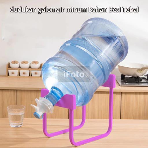 READY Rak Kaki Galon Air Mineral Holder Galon Rak Dudukan Galon / Stand Aqua Tempat Air Minum / Rak 