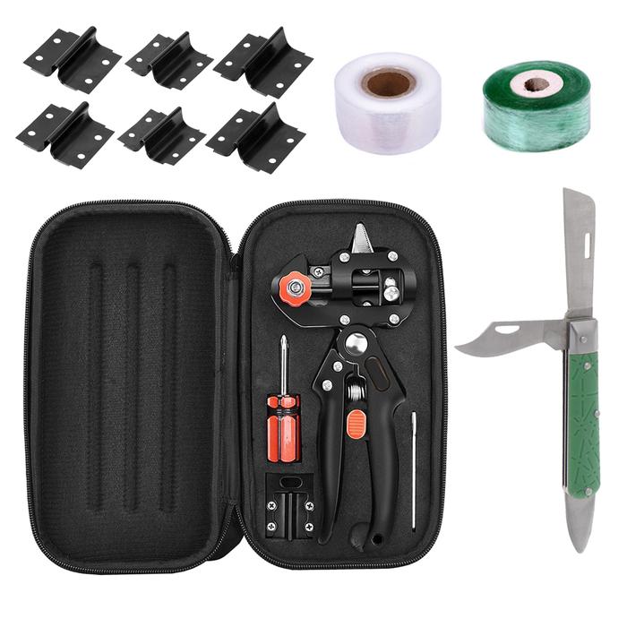 Garden Grafting Pruner Grafting Set with 2 Tree Grafting Tape and