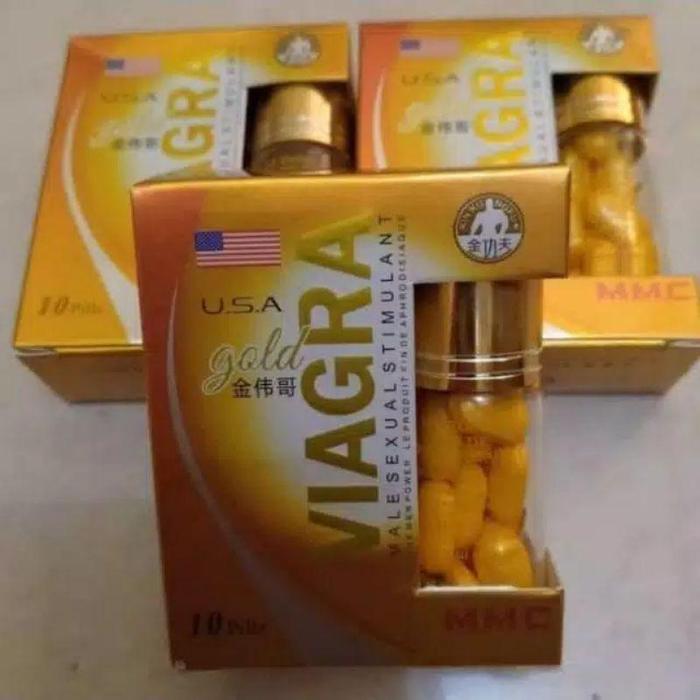 AMAN VIAGRA GOLD ORIGINAL 100% USA -  TAHAN LAMA MANJUR BERKHASIAT