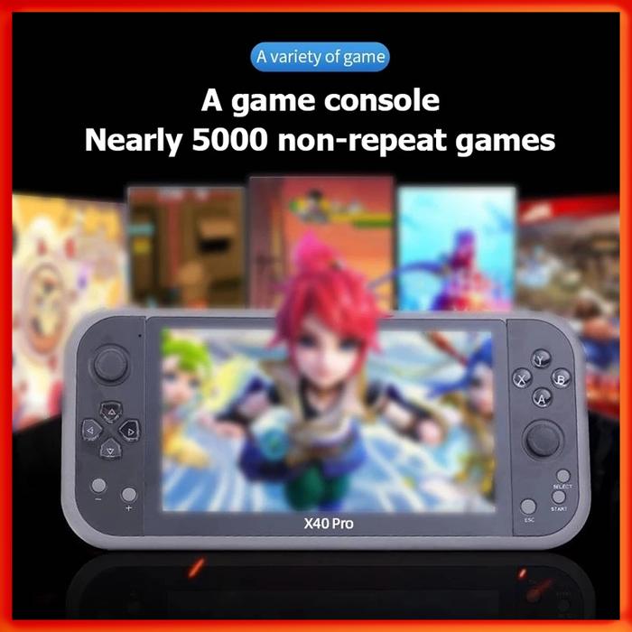 X40 pro Video Game 7 inch LCD Double Rocker Portable Handheld Retro
